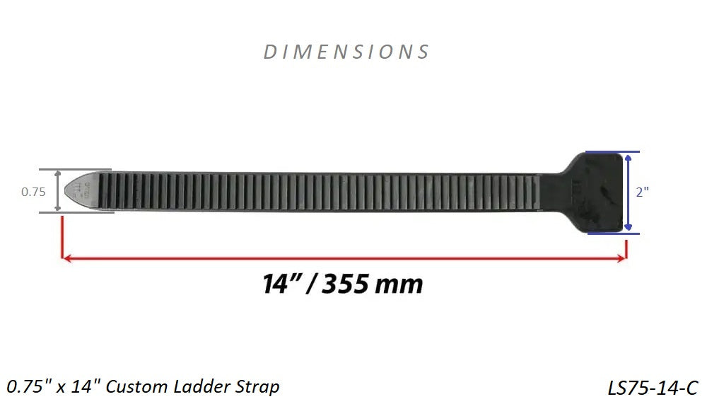 0.75" Custom Ladder Strap
