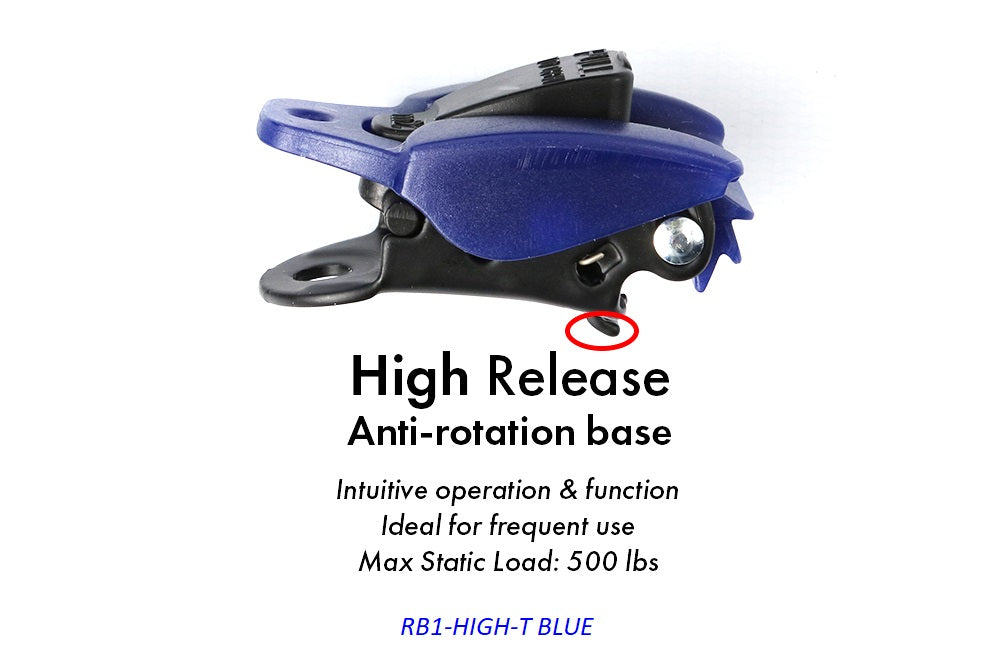 1″ Thermo Plastic Ratcheting Buckles - BLUE