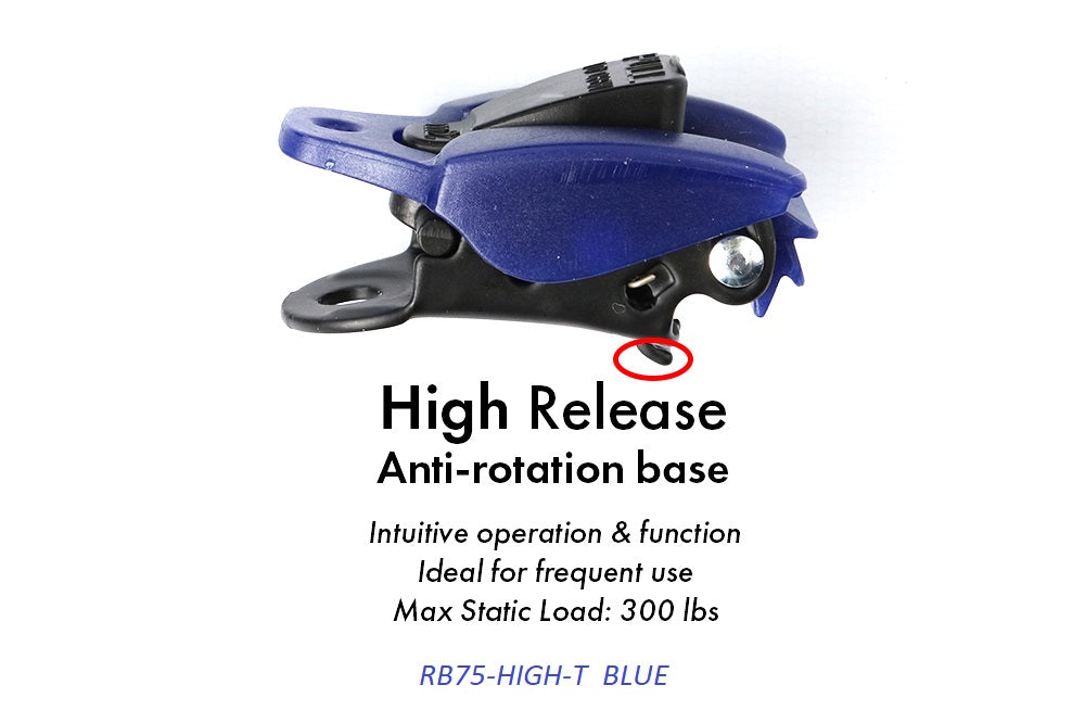 0.75″ Thermo Plastic Ratcheting Buckles - BLUE