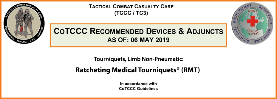 Ratcheting Medical Tourniquet® (RMT) – TACTICAL
