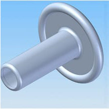 Single Head Rapid Rivets and Corresponding Caps