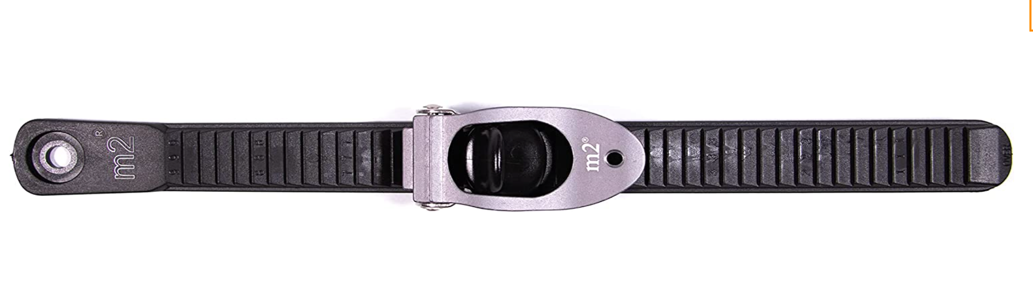 m2® Stainless Steel Marine Ratcheting Buckle & 1