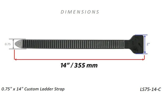 0.75" Custom Ladder Straps