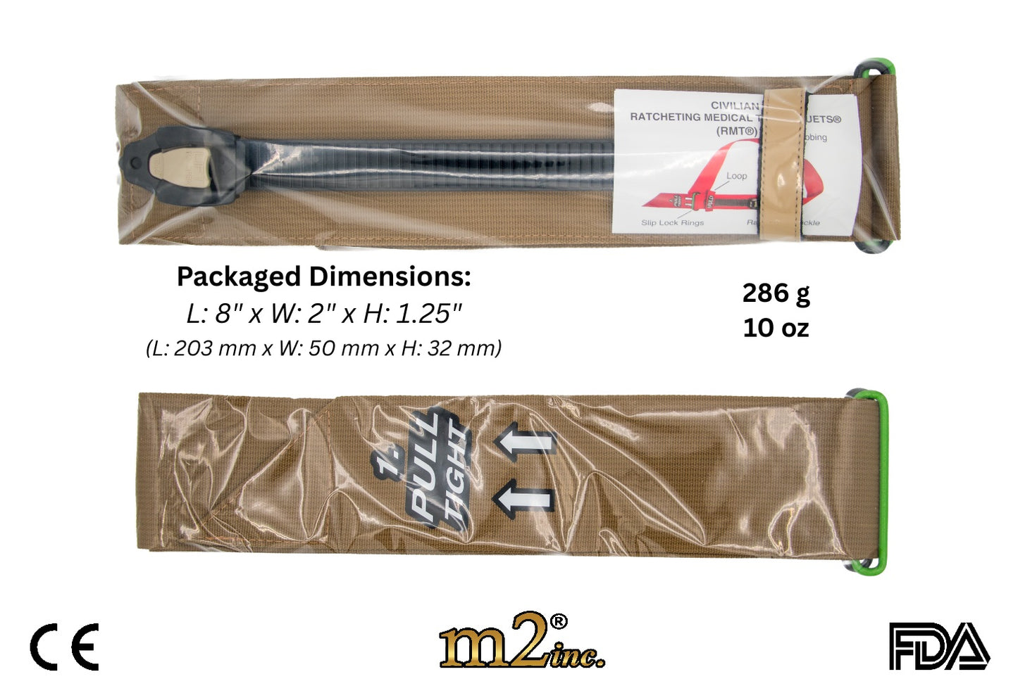 XL (3″ wide) Ratcheting Medical Tourniquet® (RMT) (60” long)