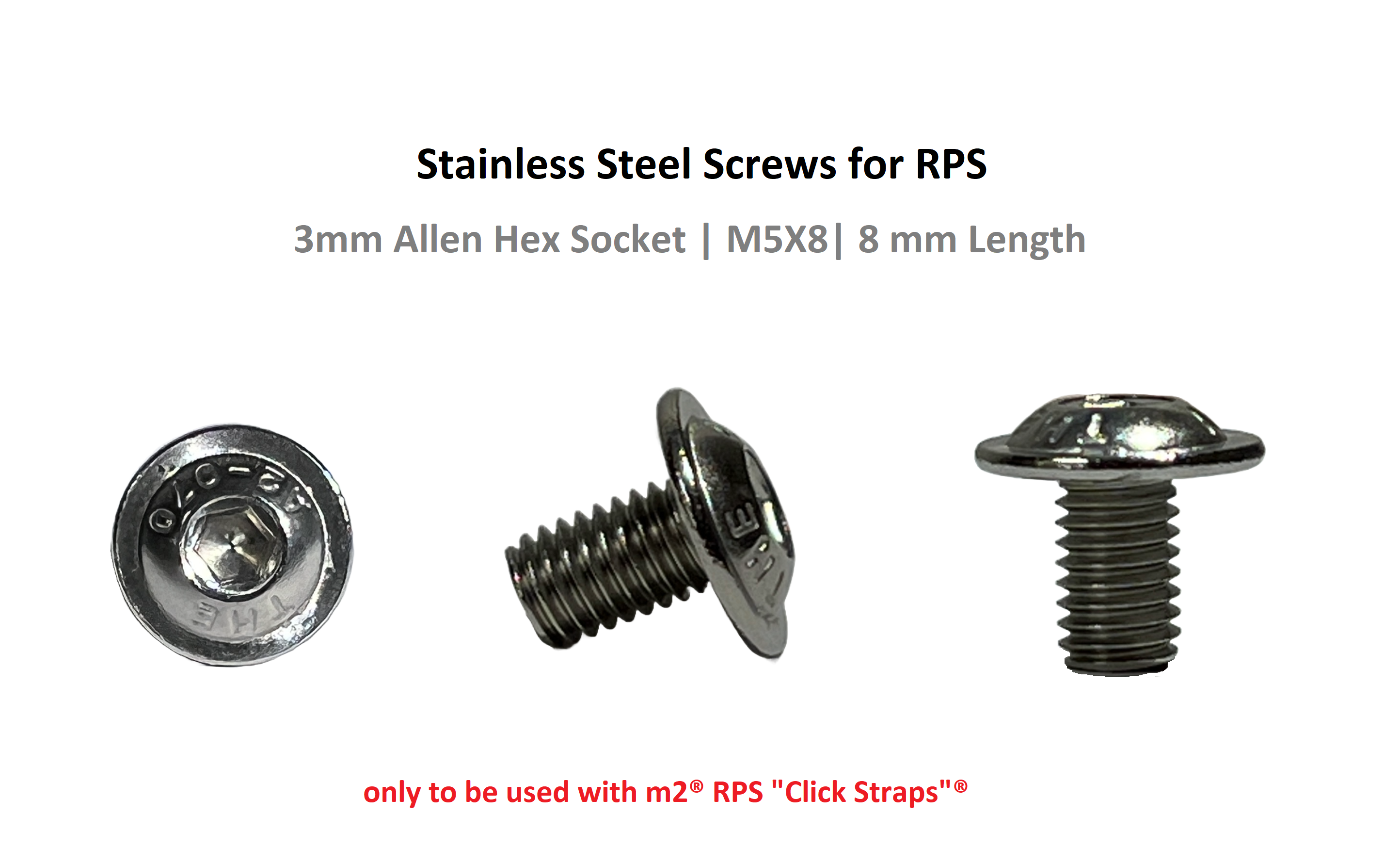 Screw Rph Stainless Steel Screw for RPS (25 Pack) – m2® Inc
