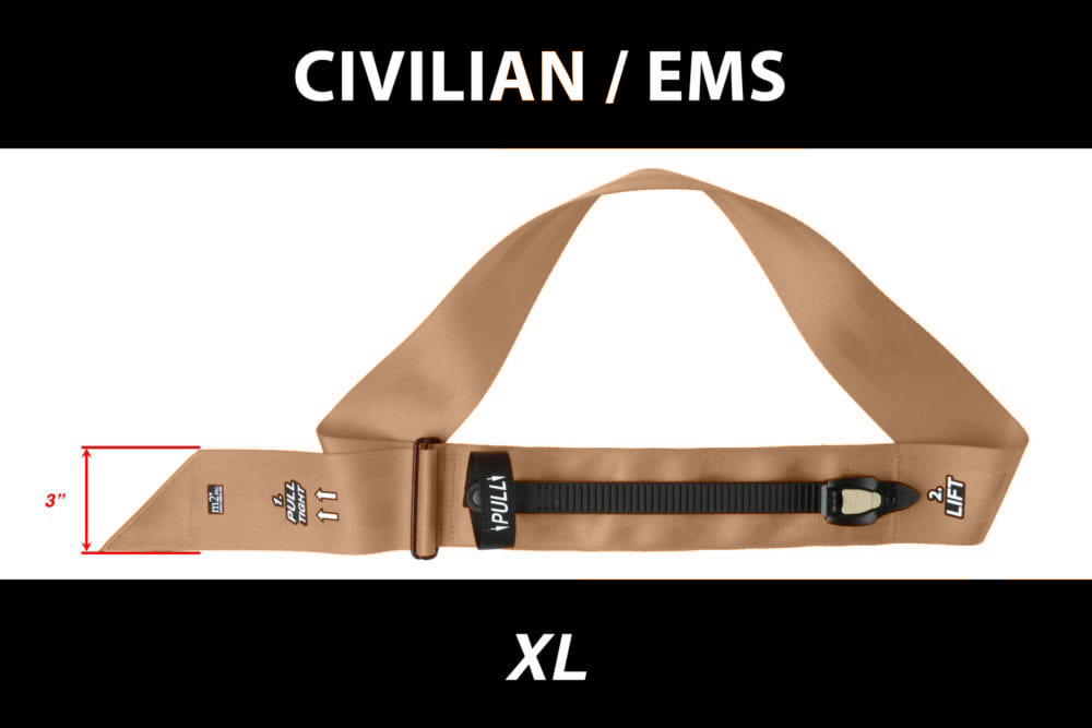 XL (3″ wide) Ratcheting Medical Tourniquet® (RMT) (60” long)