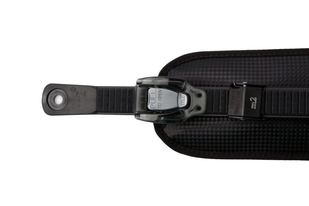 Ratcheting Padded “CLICK STRAP” with Double Security